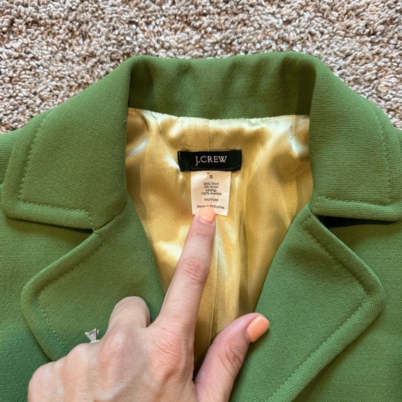 J.CREW Blazer Green size S - Picture 2 of 6